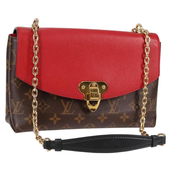 LOUIS VUITTON Monogram Sun Placide Shoulder Bag Red M43713 - Picture 1 of 16